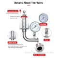 Stainless Steel 304 Carbon Dioxide Pressure Relief Valve
